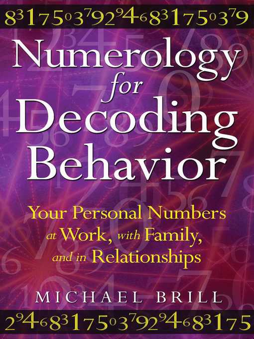 Title details for Numerology for Decoding Behavior by Michael Brill - Wait list